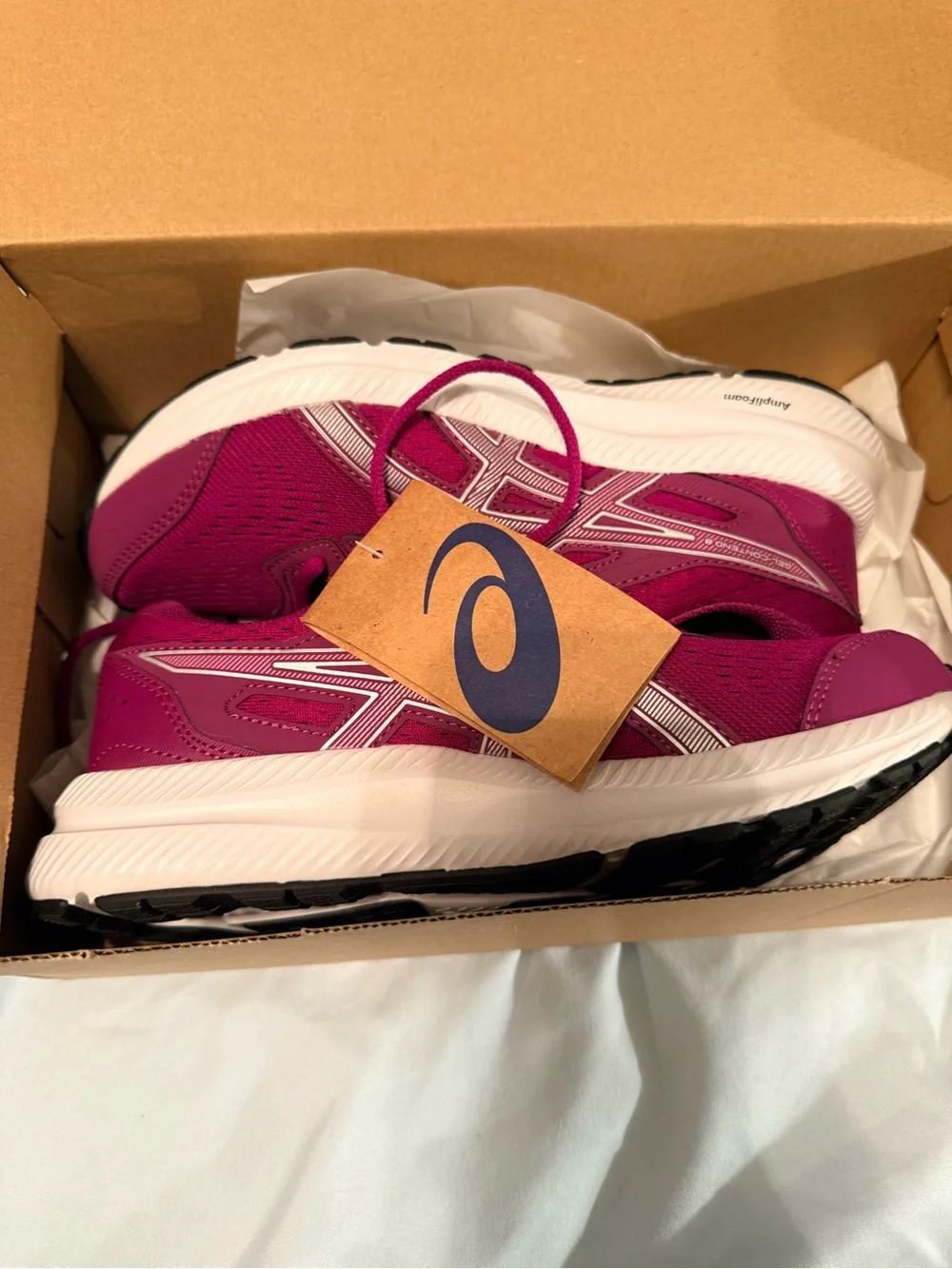 ASICS GEL-Contend 8 Women’s Running Shoes Blackberry/Pure Silver Size 7 NWT